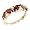 Unusual Solid Sterling Silver Natural Garnet & Pearl Eternity Ring - Size 5 - Finger Sizes 5 to 12 Available