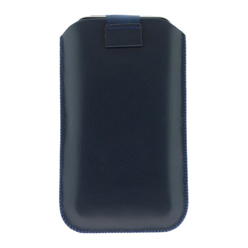 GTMax Blue Universal Vertical Soft Pouch Case for BlackBerry Bold 9650 / Curve 8530 / Bold 9700 / Storm2 9550 / 8900 Curve / 8220 Pearl Flip