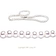 Single Strand 18 Inch 6.0-7.0mm White Semi-Round Freshwater Cultured Pearl Necklace