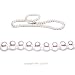 Single Strand 18 Inch 6.0-7.0mm White Semi-Round Freshwater Cultured Pearl Necklace