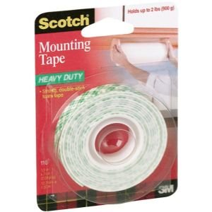 Foam Mounting Double-Sided Tape 1/2 Wide x 75 Long