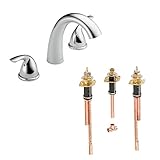 Delta KGTDCL-D-T5722-CH Classic Garden Tub Kit Deck-Mount with Metal Lever Handles, Chrome Chrome [並