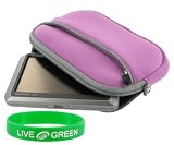 Neoprene Sleeve Case (Lilac) for Garmin nüvi 1350T Series 4.3-Inch GPS Navigator