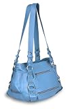 Baby Kaed - B-kaed Leather Jaipur Diaper Bag in Skye