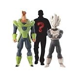 Dragon Ball Z Ultimate Figure Series 6 : Figure #5 - 2" Black and White Super Saiyan Vegeta / Android 16 and Mystery Figure
