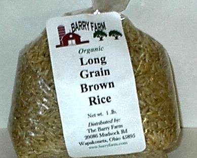 Long Grain Brown Rice, 1 lb. by Barry Farm