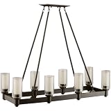 Circolo Collection Olde Bronze Rectangle Chandelier