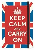Cavallini Small Notebooks Keep Calm and Carry On, 4 x 6