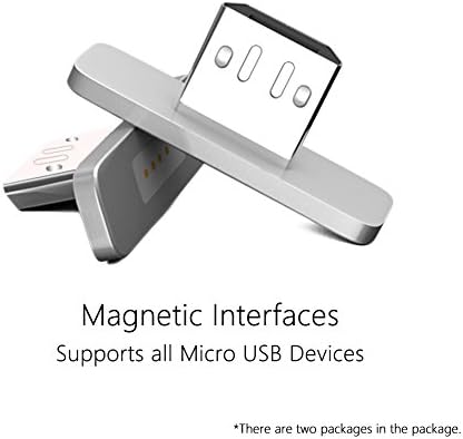 Yootech® Magnetic cable Micro USB Magnetic Cables,Unique Magnetic Design with LED Indicator Light, Improved High Performance Charge and Data Transfer for Android, Samsung,LG, HTC, Motorola, Nokia and More - Lifetime Warranty