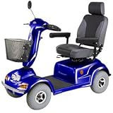 Heavy Duty Road Class Four Wheel Scooter, Blue