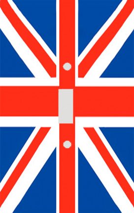 The Union Jack Flag Decorative Switchplate Cover