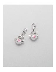 Colored Enamel Charm In 92.5 Sterling Silver