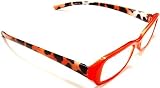 Safari Animals Reading Glasses, 2.25, Orange
