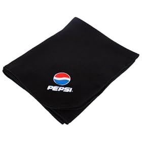 Pepsi 30"x 50" Recycled Small Throw, Black