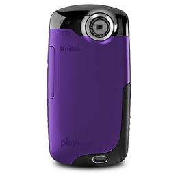 Kodak PlaySport Zx3 HD Waterproof Pocket Video Camera Purple NEWEST MODEL