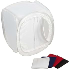 GSI Super Quality Photography Photo Studio Softbox Light Tent Cube With 4 Colors Backgrounds - For Professional Pictures And Video - Large