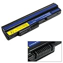 Ersatzakku Akku f&uuml;r Medion E1210, MSI Wind U100 black Notebook Laptop