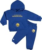 Golden State Warriors Royal Blue Infant Basic Hooded Fleece Sweatshirt and Fleece Pant Set
