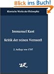 Immanuel Kant: Kritik der reinen Vern...