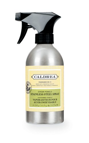 Caldrea Stainless Steel Spray, Ginger Pomelo, 16-Ounce Bottles Pack of 2