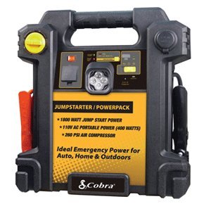 Cobra CJIC 350 500 Amp Portable Jump-Start/Air Compressor with A/C and D/C Power Outlets