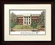 Sul Ross State University Alma Mater Alma Mater 14x18 Lithograph in Mahogany Frame