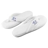 MLB Kansas City Royals Ladies White Plush Thong Slippers (9/10)