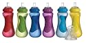 Nûby 1214 Easy Grip Sport Sipper Trinkflasche 300ml mit auslaufsicherem Trinkhalm aus weichem Silikon für variablen Trinkfluss, ab 12 Monate, 1 Stück, Farbe nicht frei wählbar