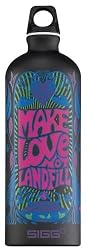 Sigg Lifestyle Loop Top Water Bottle (1.0-Liters, Love not Landfill)