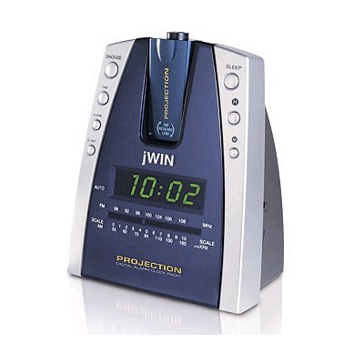 jWIN JL707 Projection Alarm Clock Radio