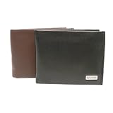 Guess Genuine Leather Luxury Bi-Fold Passcase Wallet in Gift Box