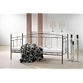 Metallbett schwarz 90 x 200 cm