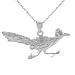 Sterling Silver Large Road Runner Pendant