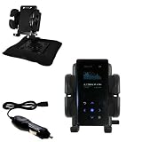 Samsung Yepp YP-K5 2GB Auto Bean Bag Dash Holder with Car Charger - Uses Gomadic TipExchange