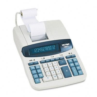 12 Digit Calculator Desktop, Printer, Time Date Display, 2 Color (VCT1260-2) Category: Printing Calculators