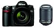 Nikon D80 10.2MP Digital SLR Camera Kit with 18-55mm f/3.5-5.6G AF-S DX VR & 55-200mm f/4-5.6G ED IF AF-S DX VR Nikkor Zoom Lenses