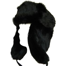 Russian Rabbit Fur Trooper Hat 
