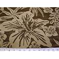 Fabric Tommy Bahama Hanalei Hibiscus Coffe Bean TB57 by the Yard, 1/2 Yard, Swatch Sample Cheap