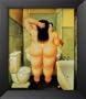 Bath Framed Art Poster Print by Fernando Botero, 16x19