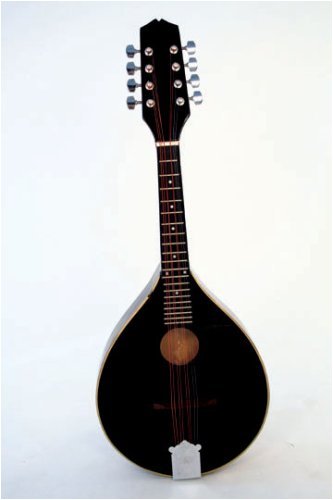 Crescent High Gloss Black Mandolin