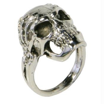 Skull W/ Skeleton Arms Ring