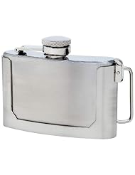 Secret Flask Belt Buckle - 3 oz. stainless steel - airplane safe by