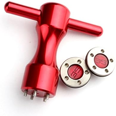 Casar Golf 2pcs 35g Red Golf Weights + 1pcs Red Wrench for Scotty Cameron Fastback Squareback Putters Only