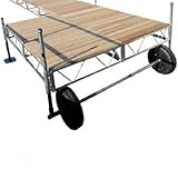 UPC 830043005607 product image for Patriot Aluminum Dock, 16 ft Package, Roll In with Patio - Cedar Dock Top | upcitemdb.com