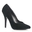 5 Inch Heel Classic Pump (Black/Velvet;14)