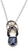 MLB Atlanta Braves Crystal Flip Flop Necklace
