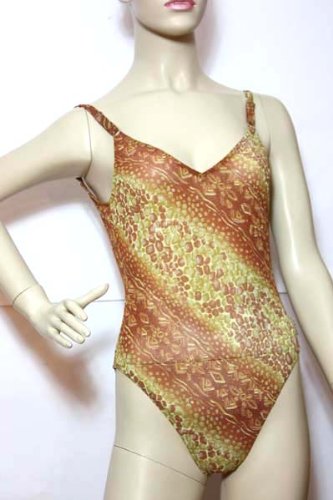 TAN THRU Badeanzug ocker Gr.38