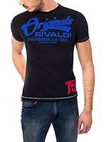Rivaldi Camiseta Manga Corta (Negro)