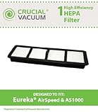 Eureka EF-6 Replacement HEPA Filter; Fits All Eureka Airspeed AS1000 Series Upright Vacuums; Compare to Eureka Part # 83091-1, 830911, 69963, EF6; Designed & Engineered by Crucial Vacuum