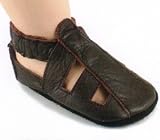 Bobux Eco Soft Leather Baby / Toddler Boy Walking Sandals Chocolate Brown
